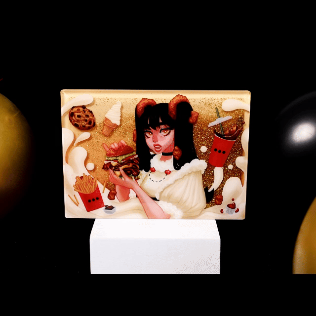 Custom Quicksand Liquid Standees | ZoArtix Charms