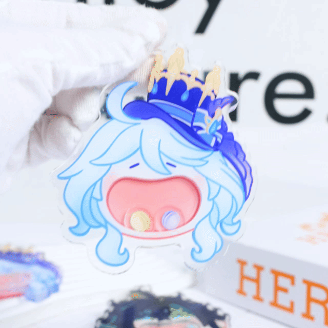 Custom Shaker Acrylic Keychains | ZoArtix Charms Manufacturer