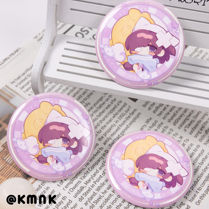 Custom Button Pins (Round Badges) - ZoArtix