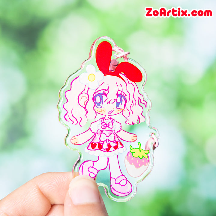 Custom Crystal Acrylic Keychains - ZoArtix