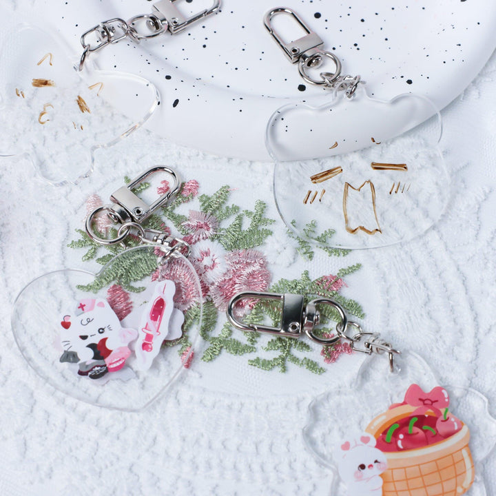 Custom DIY Clear Acrylic Keychains - ZoArtix