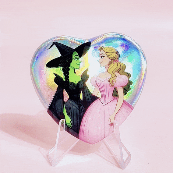 Custom Heart Shape Badges/Pins - ZoArtix