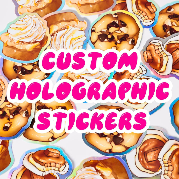 Custom Holographic Border Stickers - ZoArtix
