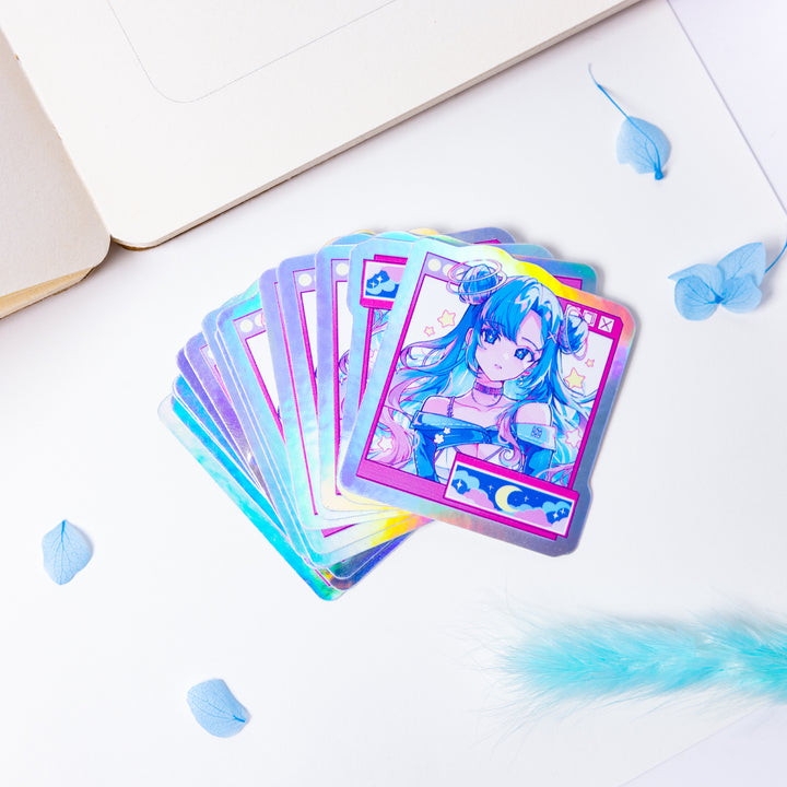 Custom Holographic Border Stickers - ZoArtix