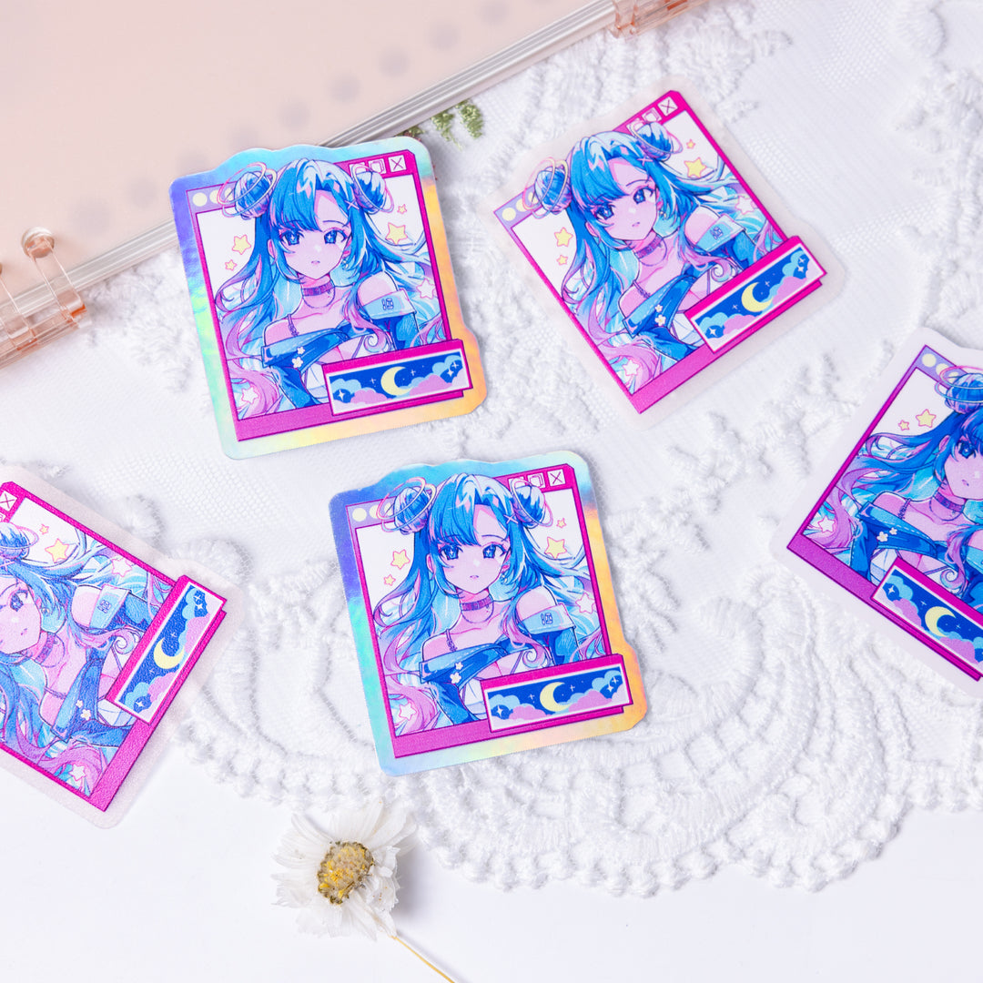 Custom Holographic Border Stickers - ZoArtix