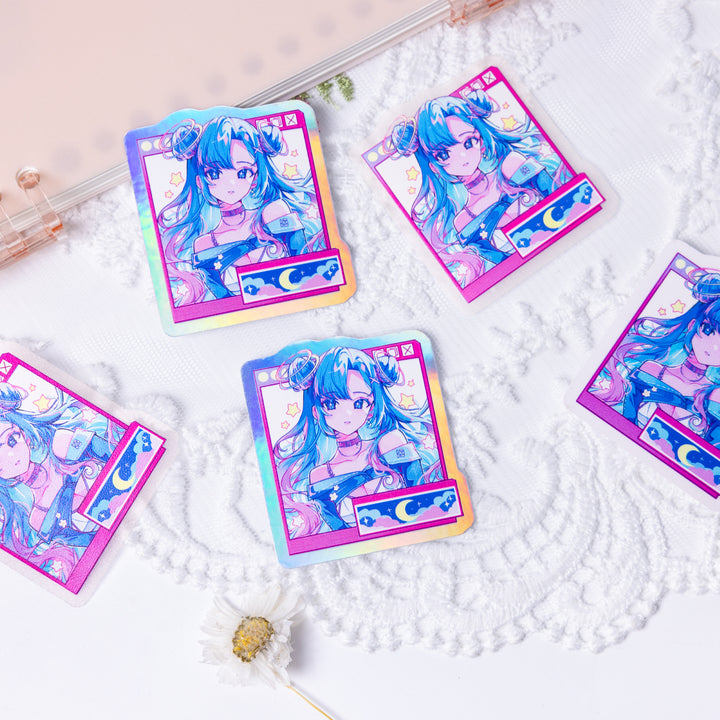 Custom Holographic Border Stickers - ZoArtix