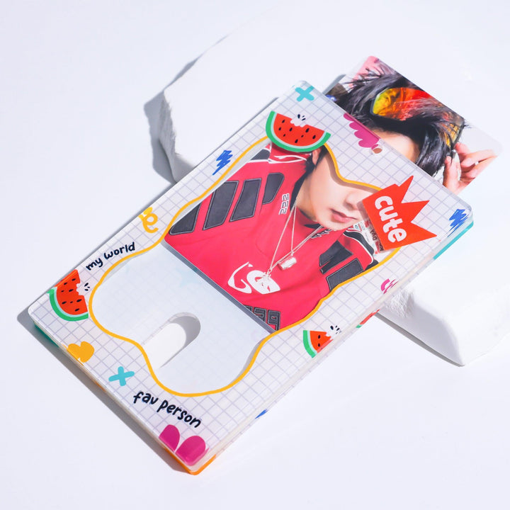 Custom Kpop Photocard Holder Keychains - ZoArtix