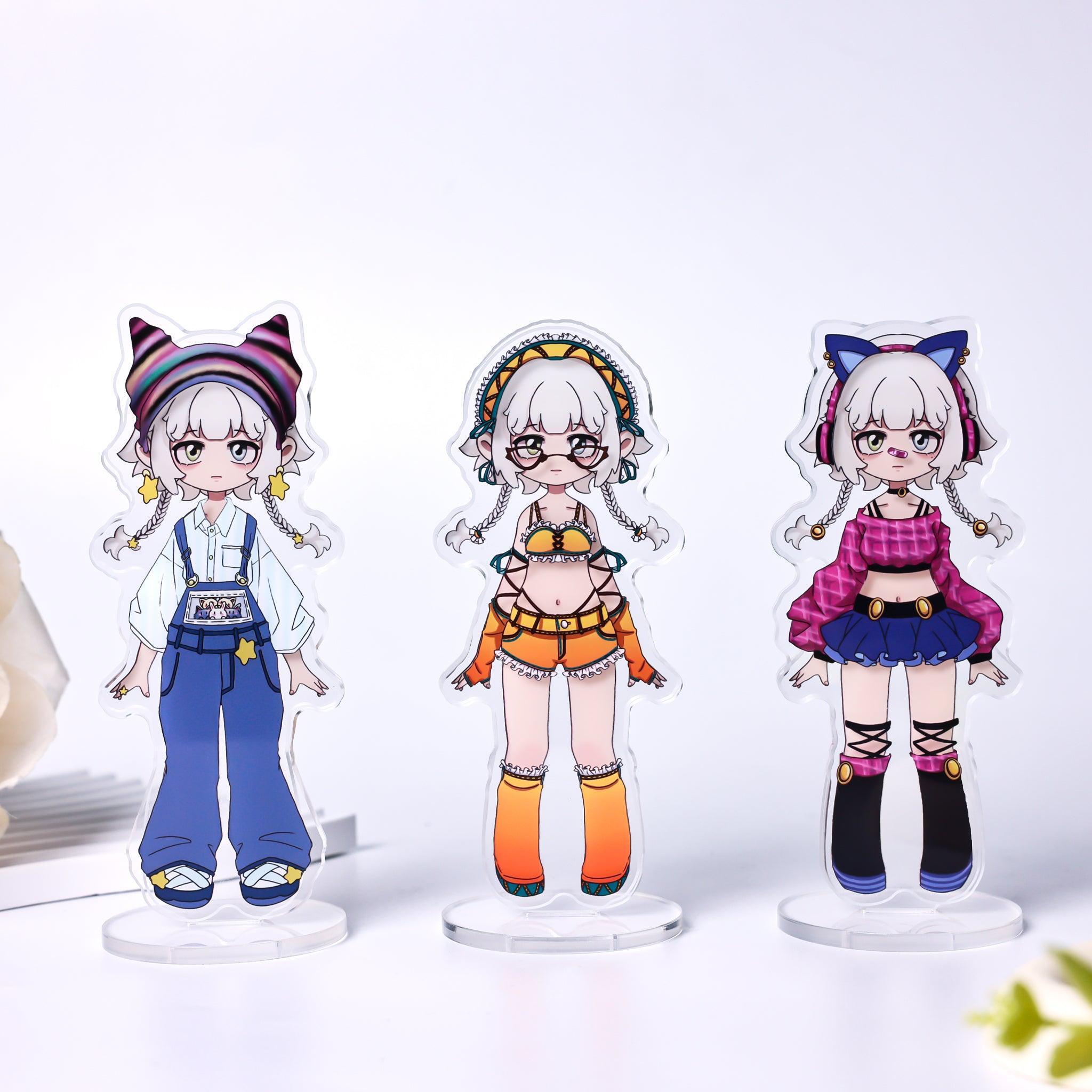 Custom Magnetic Dress-up Acrylic Standees Custom Magnetic Dress-up Acrylic Standees
