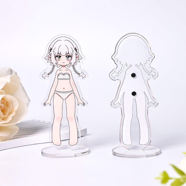 Custom Magnetic Dress-up Acrylic Standees - ZoArtix