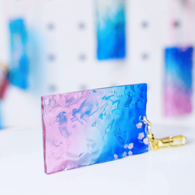 Custom Ripple Acrylic Keychains - ZoArtix