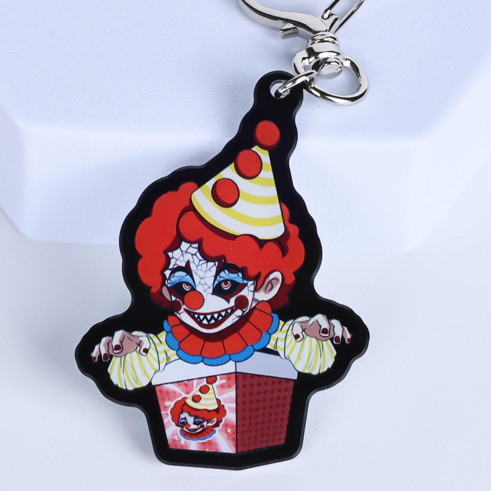 Custom Solid Colored Single Side Printing Acrylic Keychains - ZoArtix