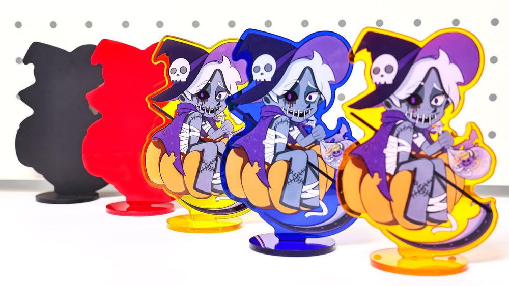 Custom Solid Colored Single Side Printing Acrylic Standees - ZoArtix