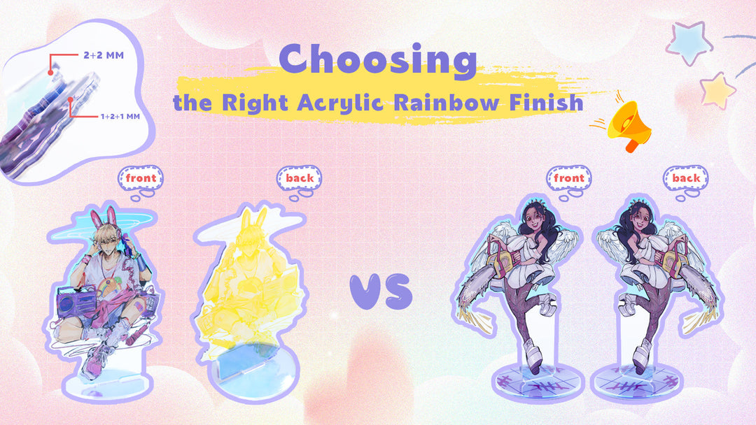Choosing the Right Acrylic Rainbow Finish: 1+2+1mm vs 2+2mm