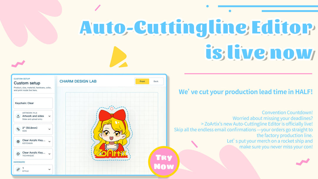 How to Create Custom Acrylic Keychains with Our FREE Cutline Editor!