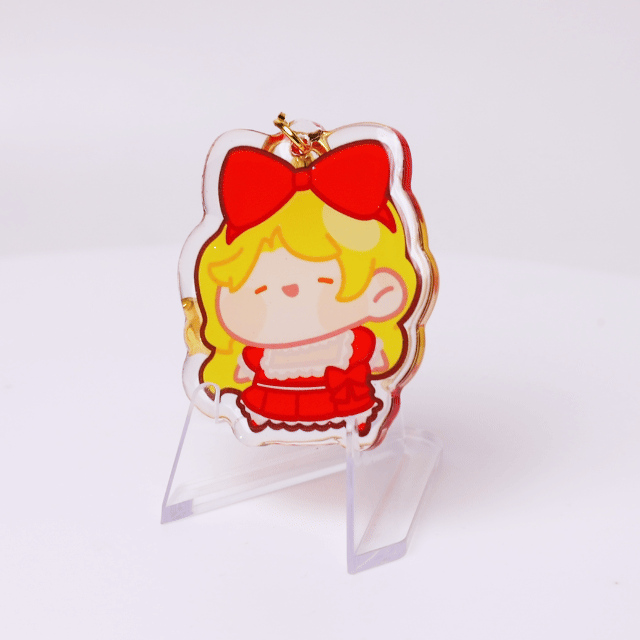Custom Glitter Epoxy Acrylic Keychains