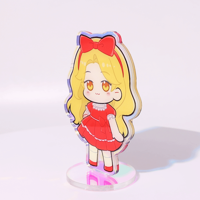 Standees de acrílico arcoíris personalizados 