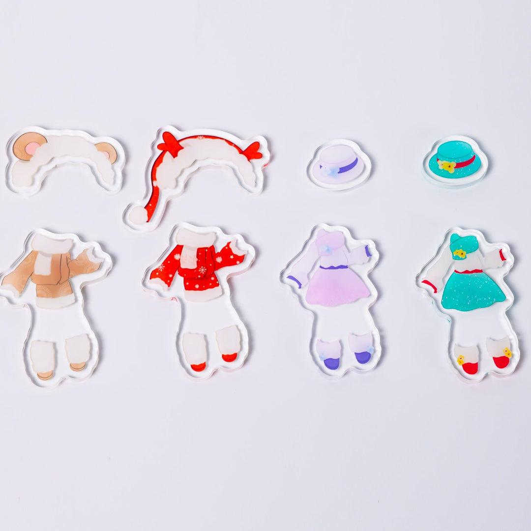 Custom Magnetic Dress-up Games Standees