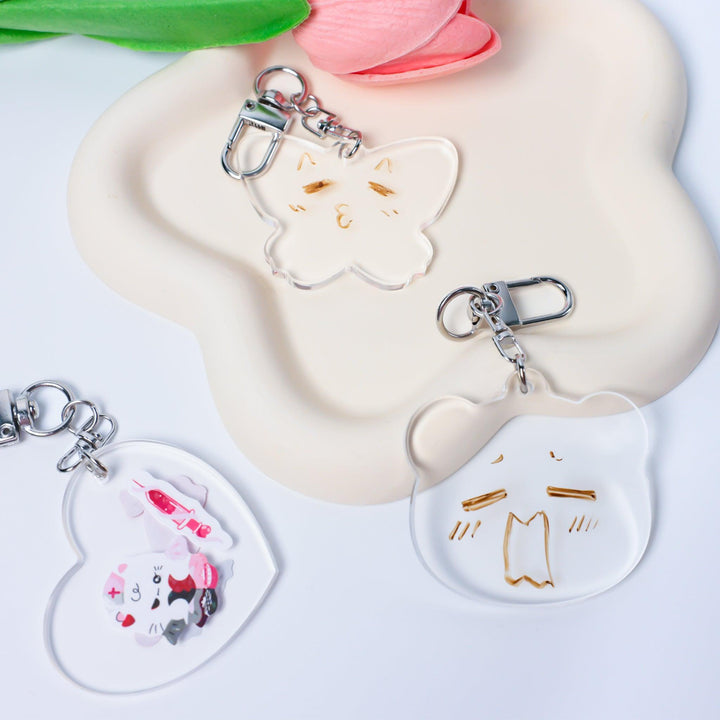 Custom DIY Clear Acrylic Keychains