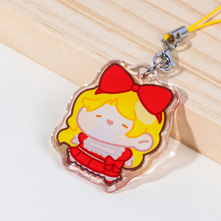 Custom Crystal Acrylic Phone Charms