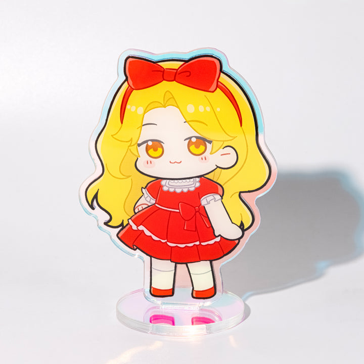 Standees de acrílico arcoíris personalizados 
