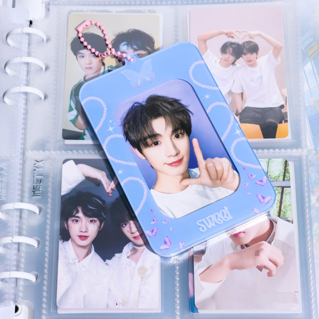 Custom Kpop Photocard Holder Keychains