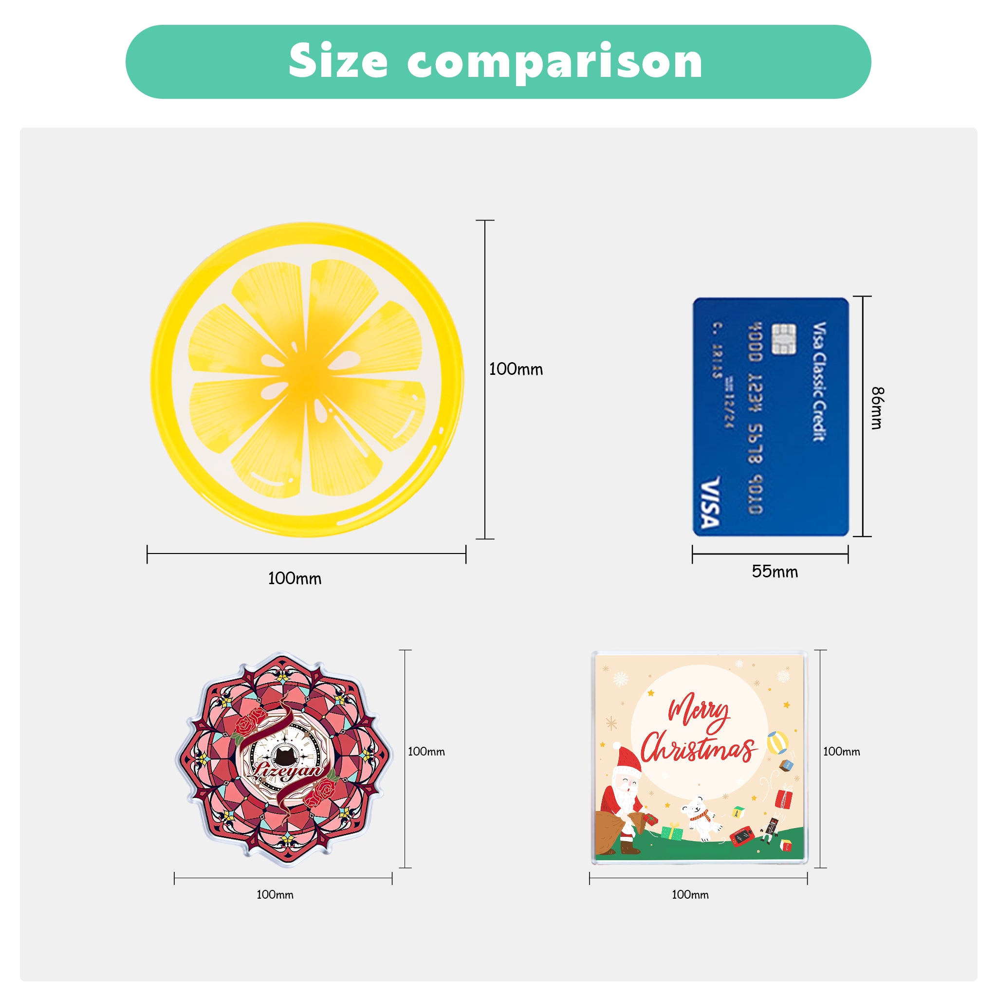 Custom acrylic coasters