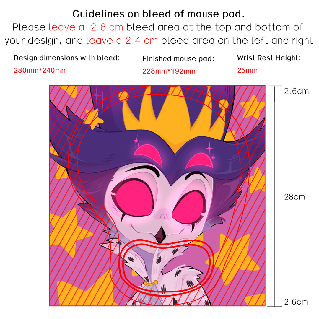 Custom 3D Mouse Pad With Wrist Support