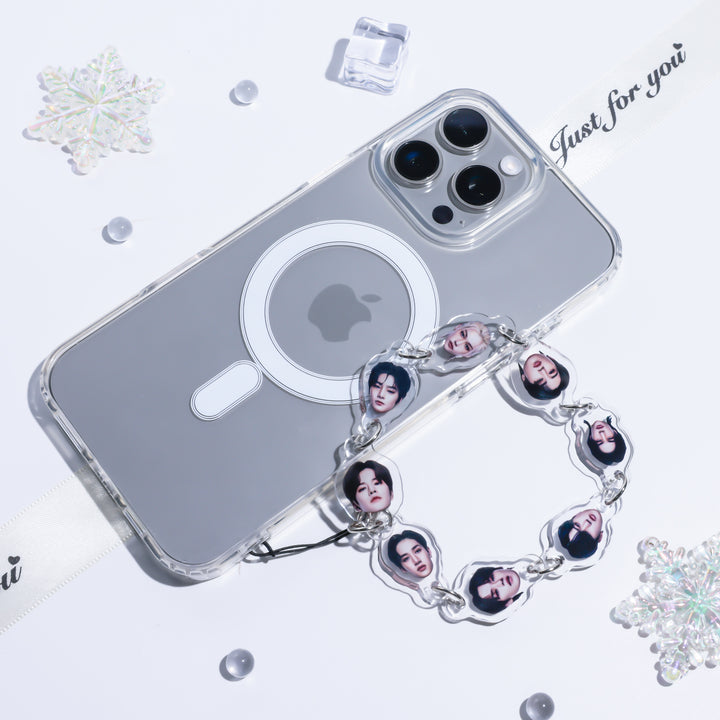 Charms acrílicos personalizados para teléfono KPOP 