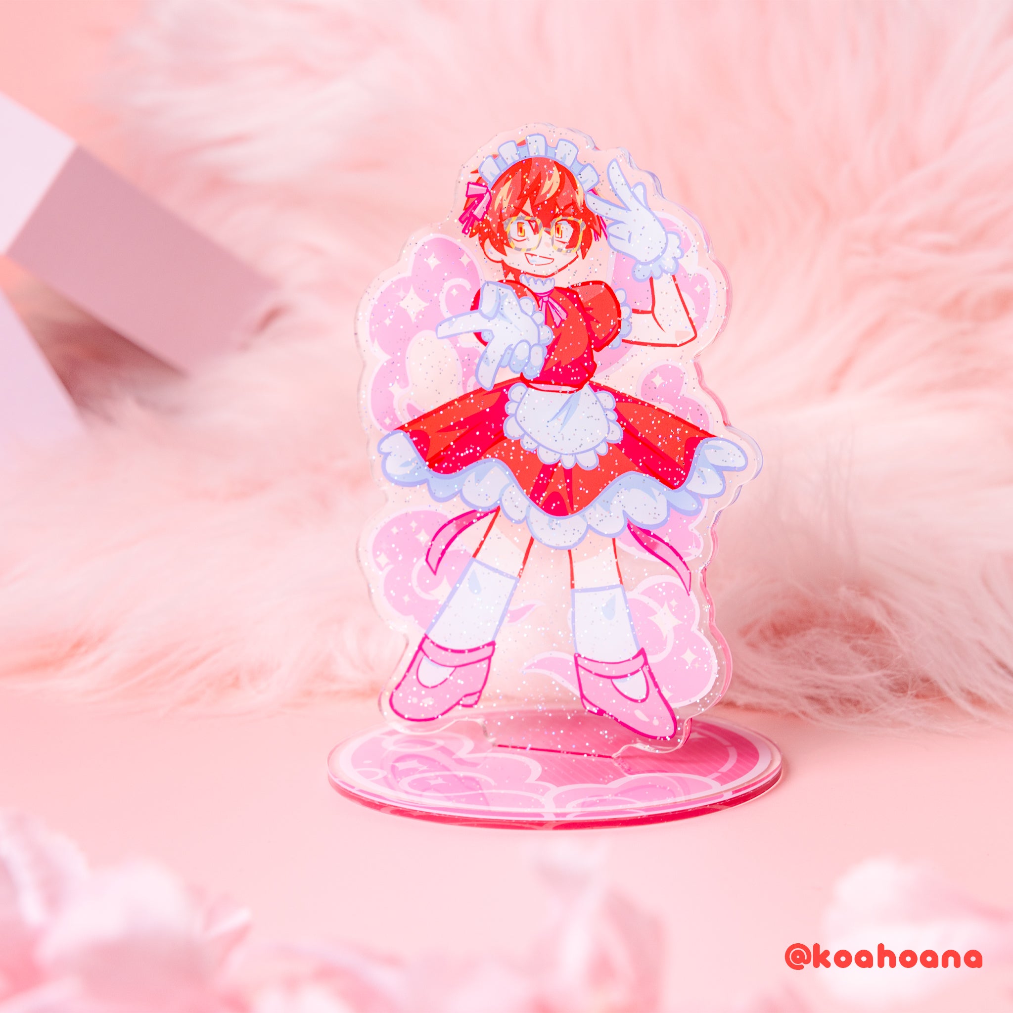 Custom Glitter Acrylic Standees