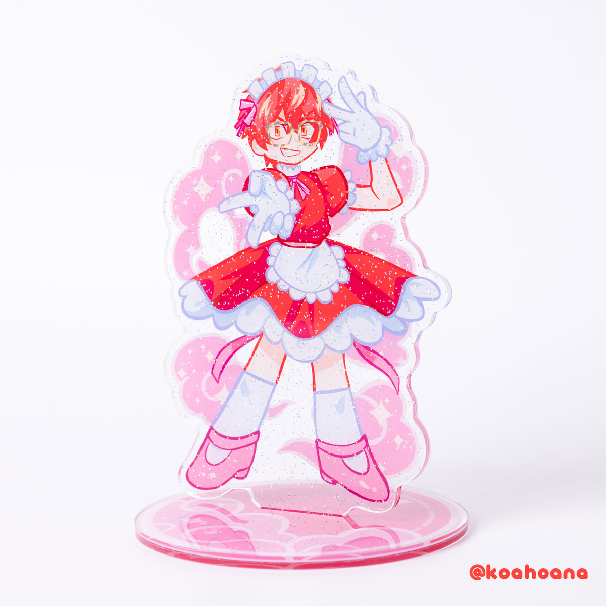 Custom Glitter Acrylic Standees