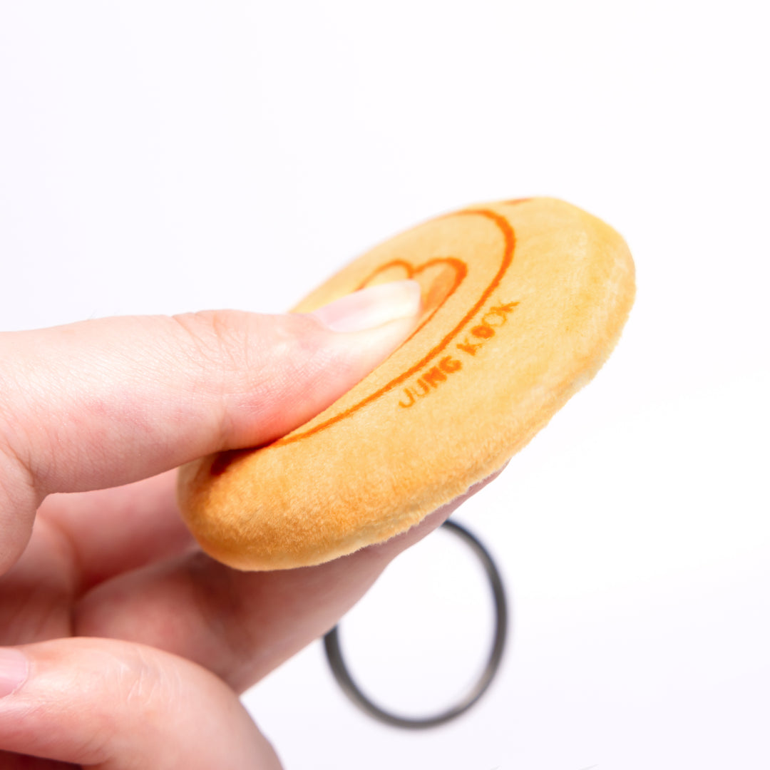 Custom Plush Badge Mirror Keychains