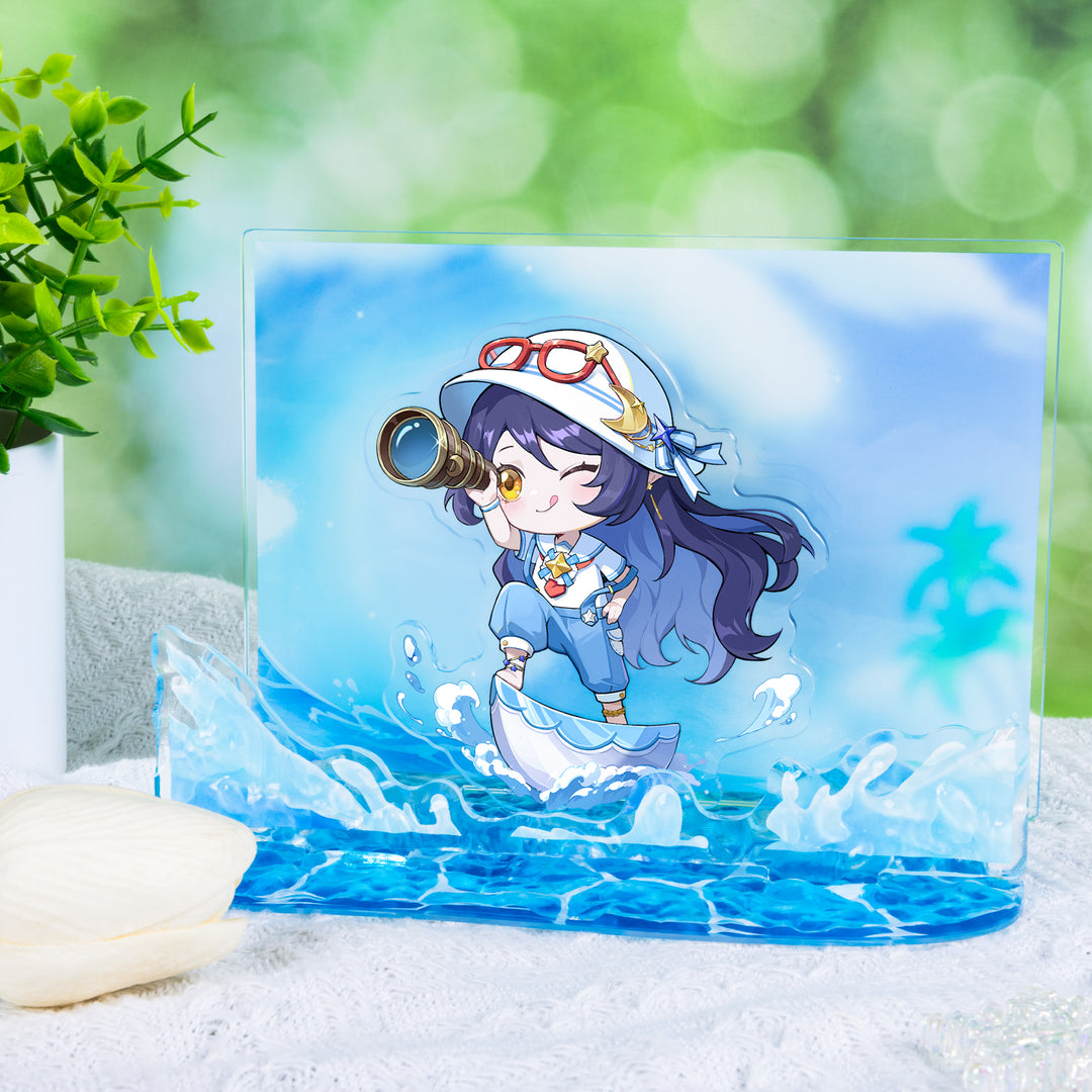 Custom Ripple Acrylic Standee - ZoArtix