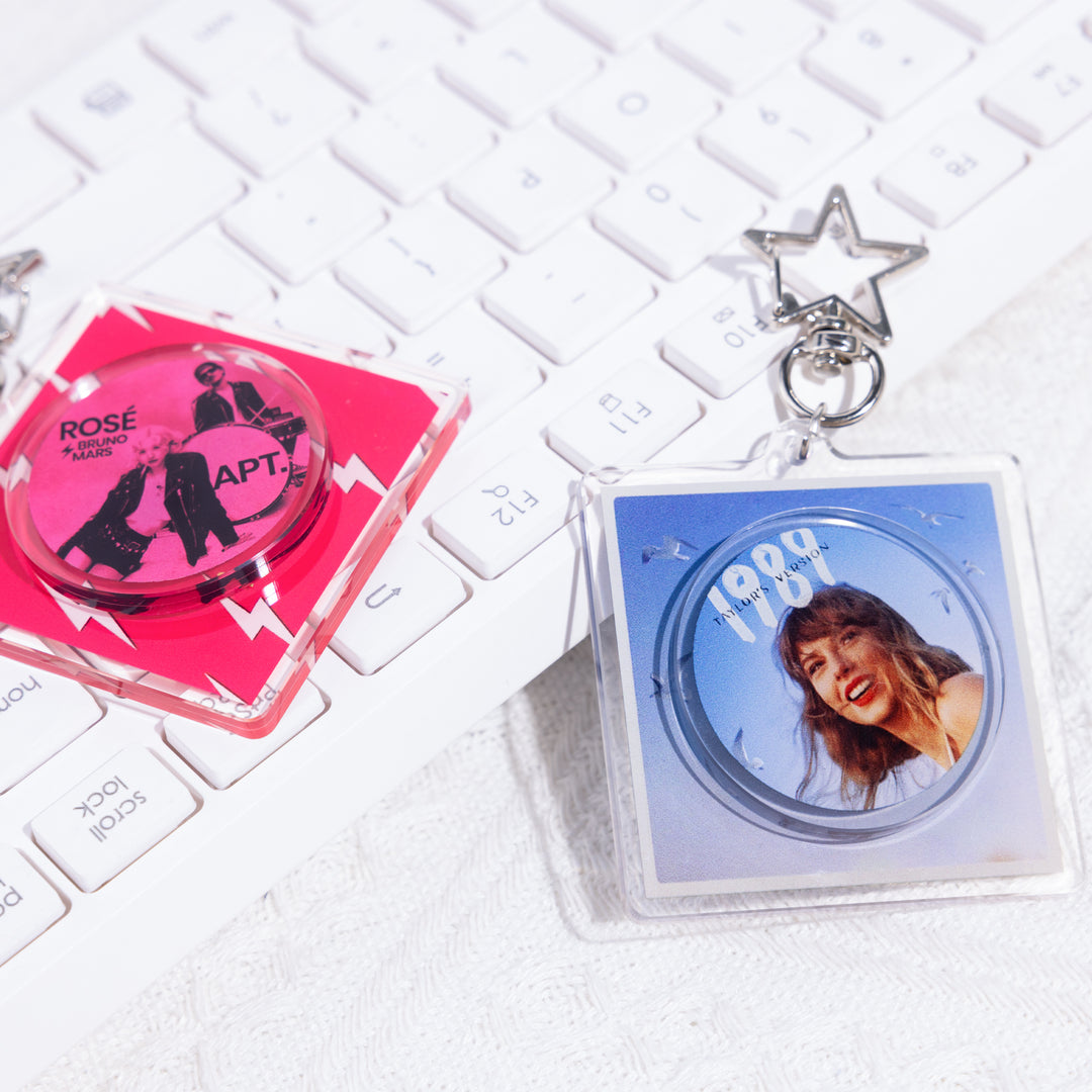 Custom Acrylic Spinning Keychains - ZoArtix