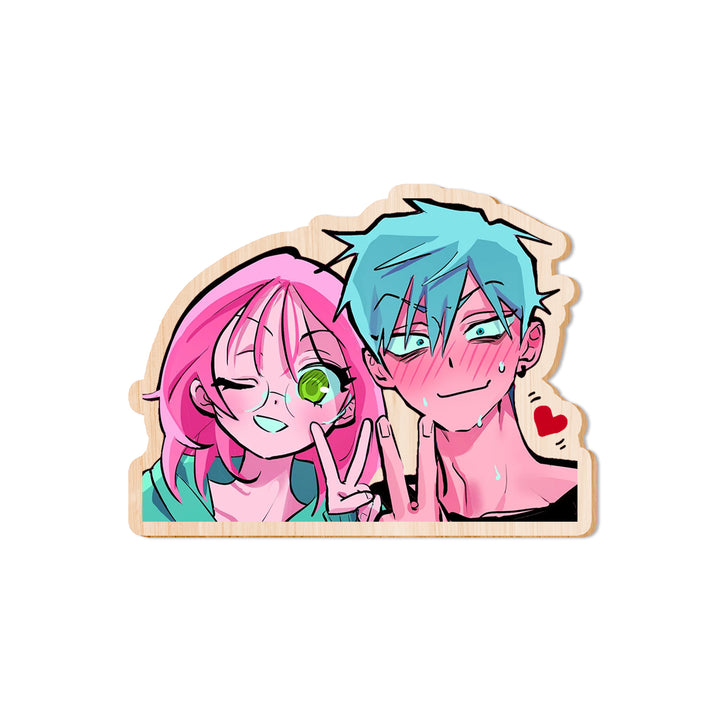 Custom Wooden Pins Badges