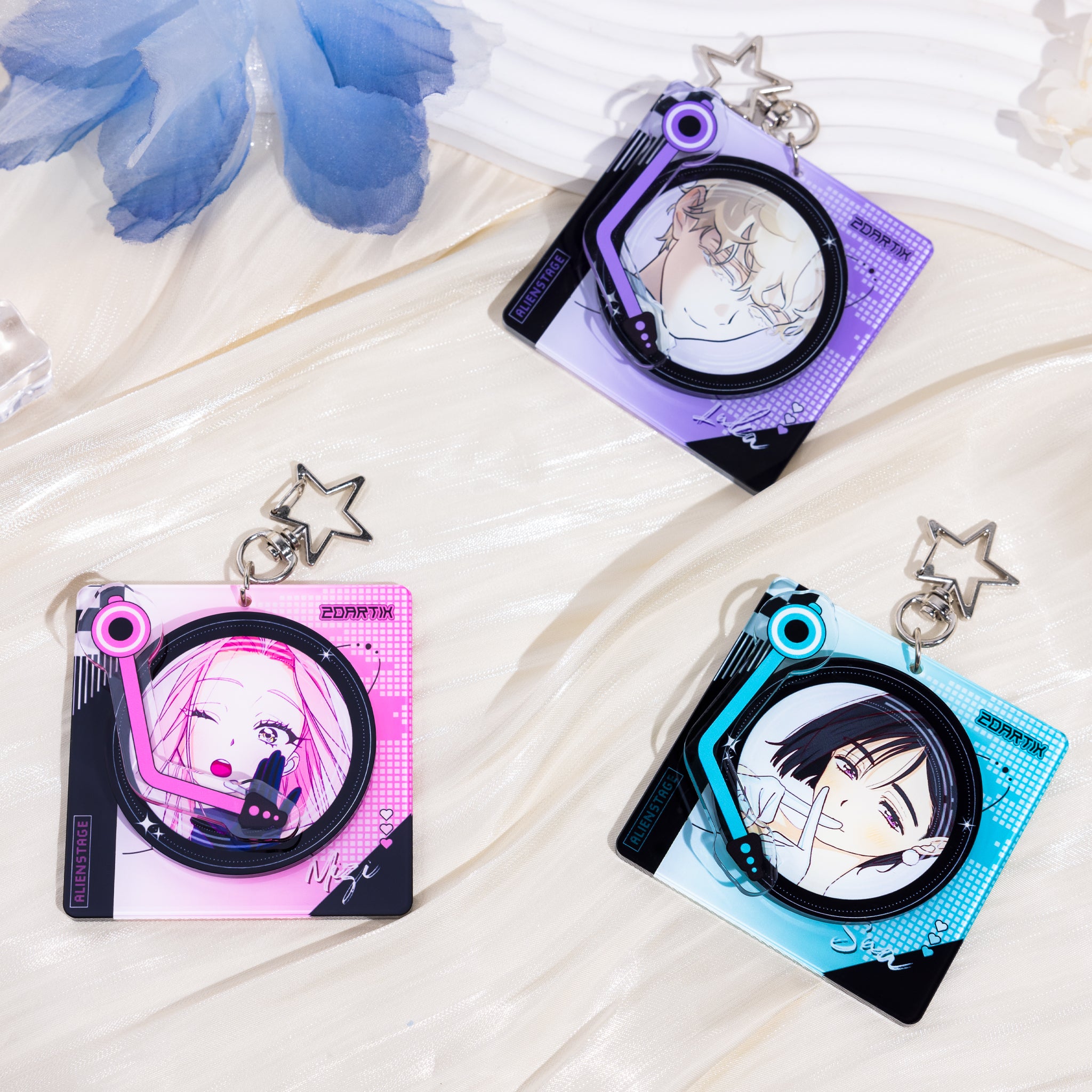 Custom Acrylic Spinning CD Charms – ZoArtix
