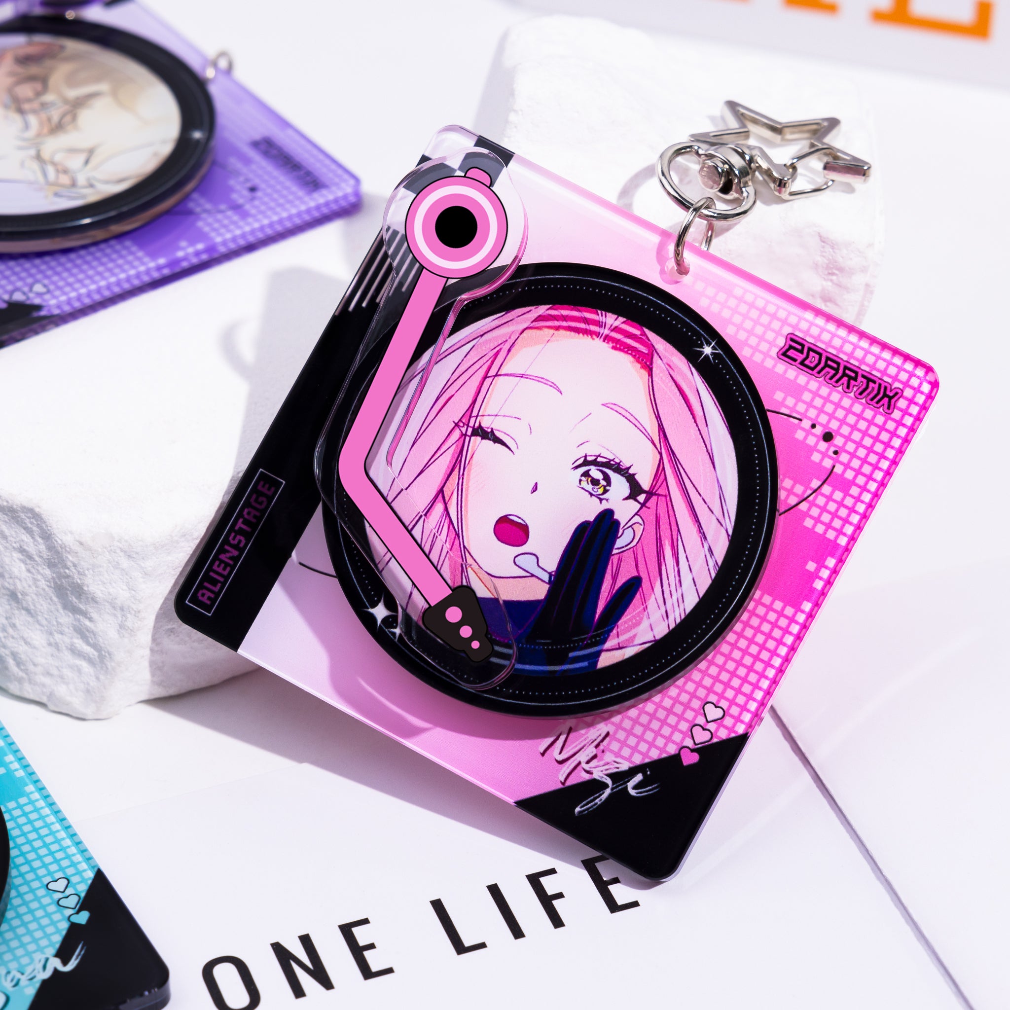 Custom Acrylic Spinning CD Charms – ZoArtix