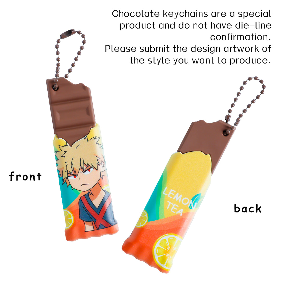 Custom Mini Chocolate Bar Charms