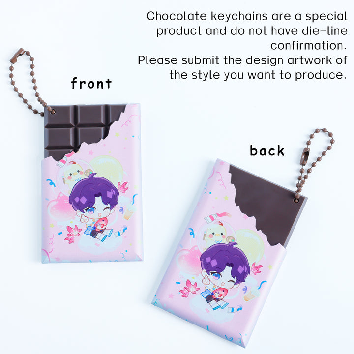 Custom Chocolate Keychains