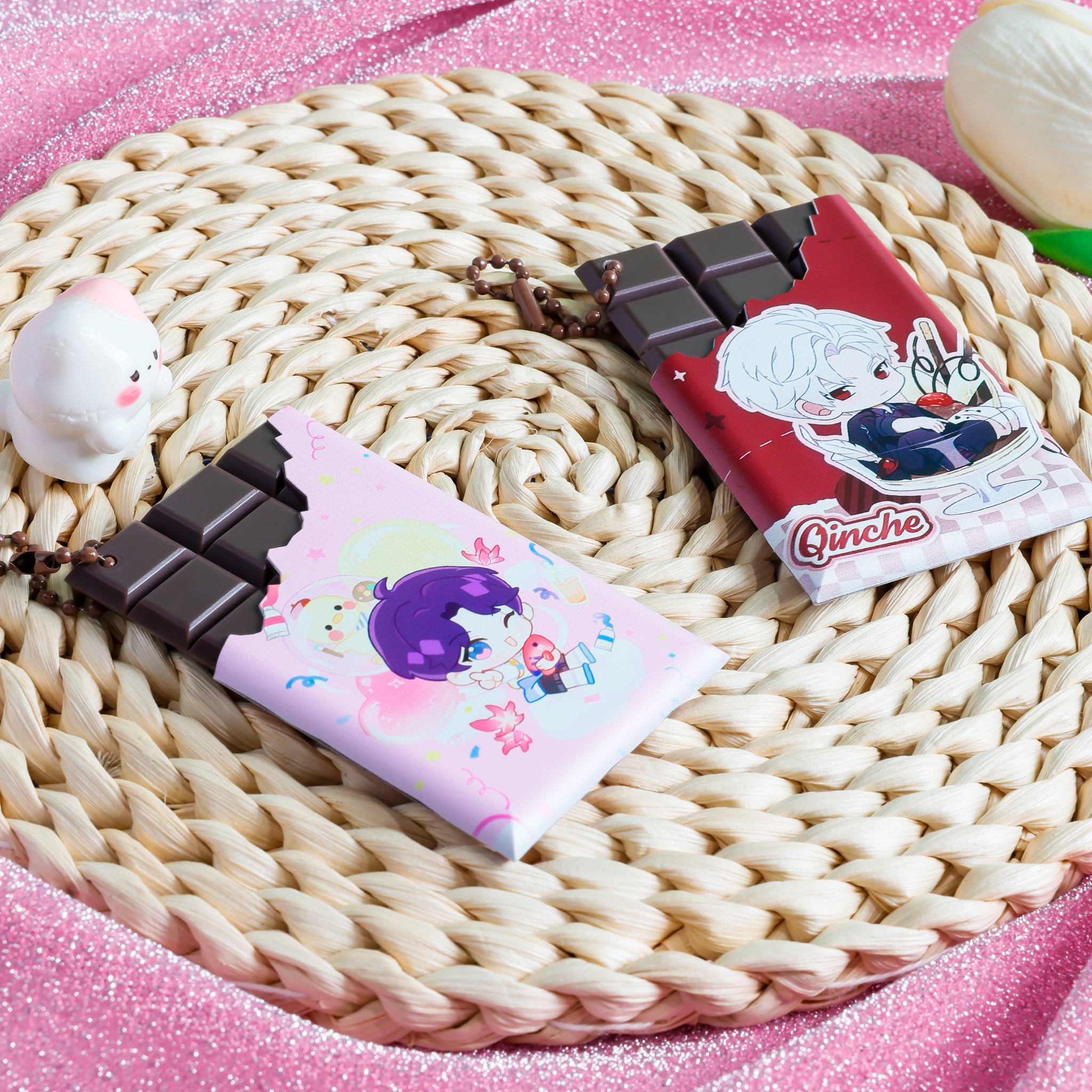 Custom Chocolate Keychains