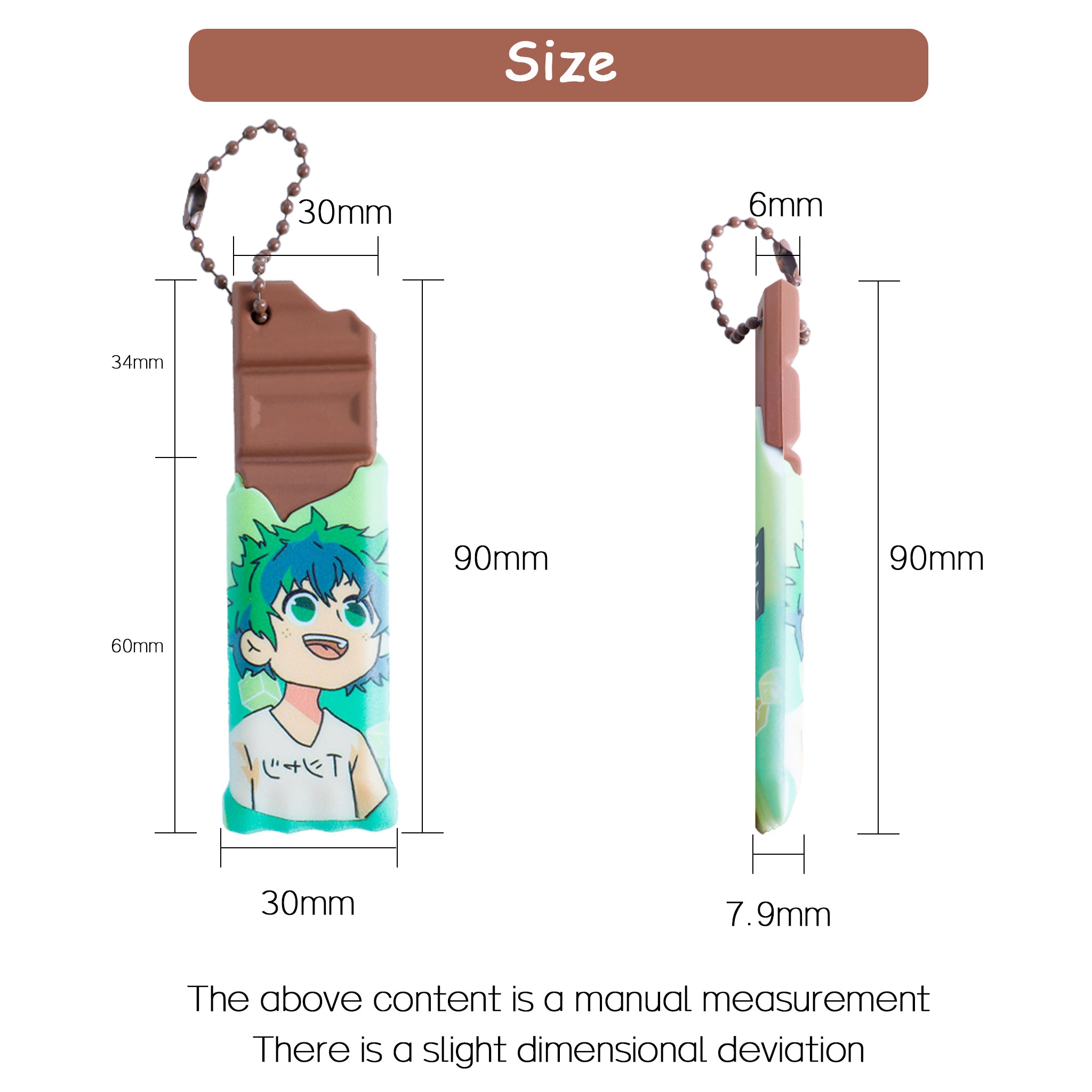 Custom Mini Chocolate Bar Charms