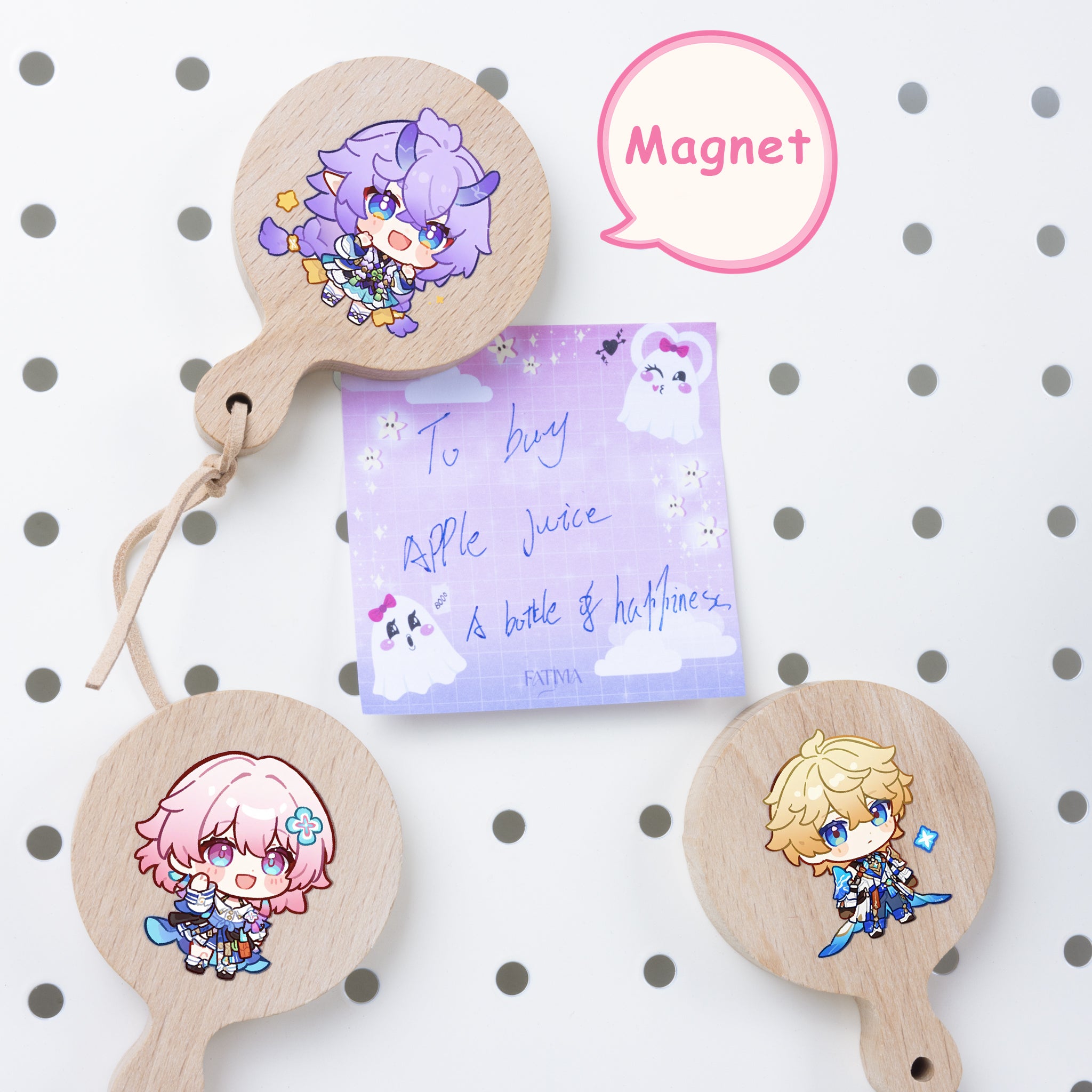 Custom Wood Bottle Cap Opener With Magnets