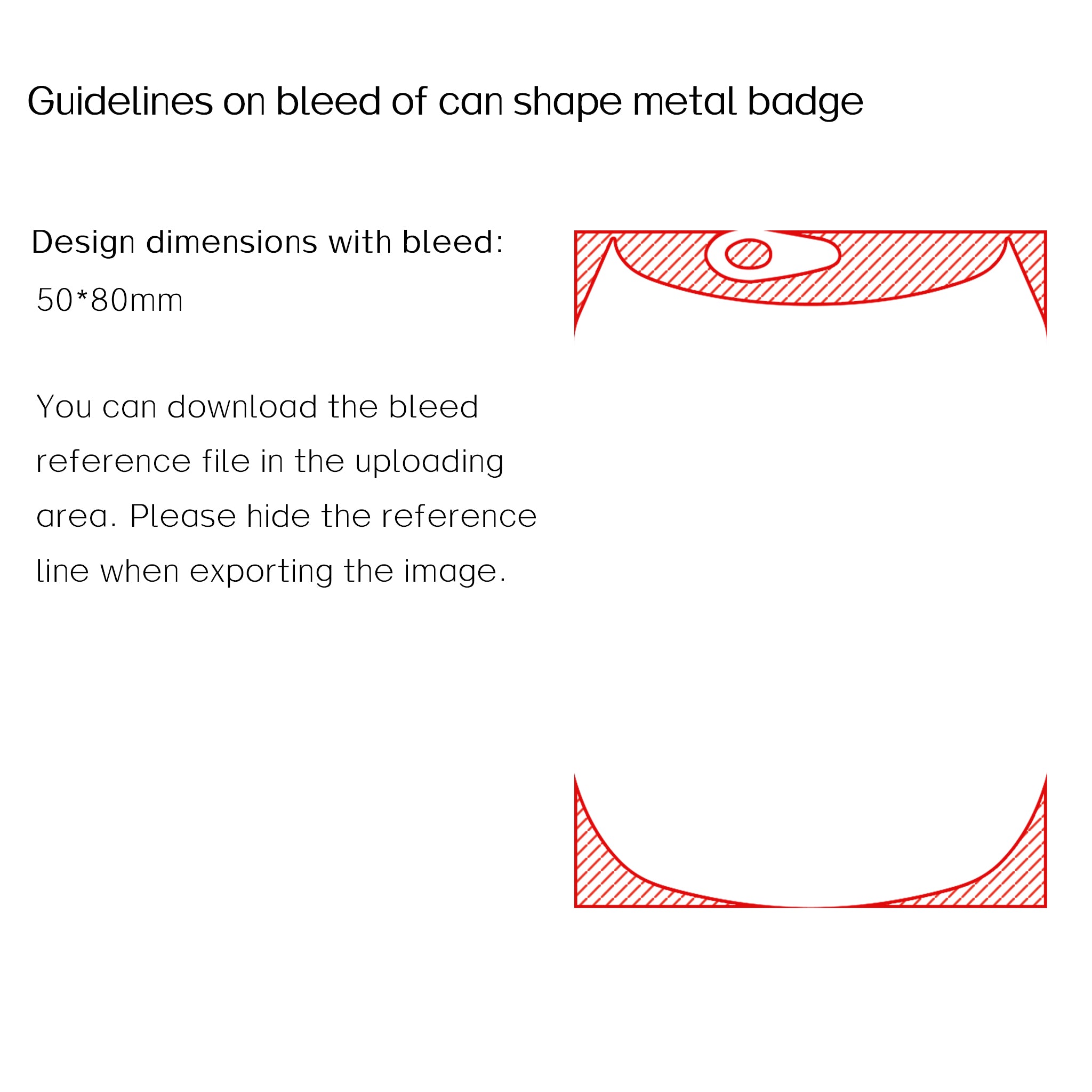 Custom Can Shape Metal Badge