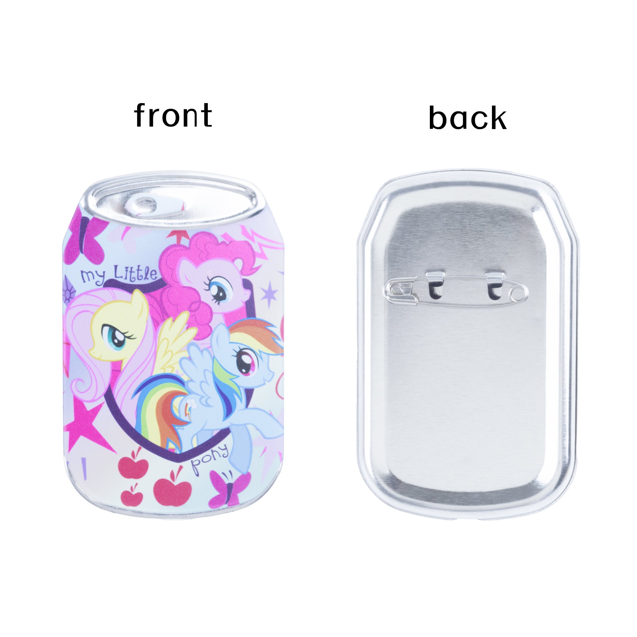 Custom Can Shape Metal Badge