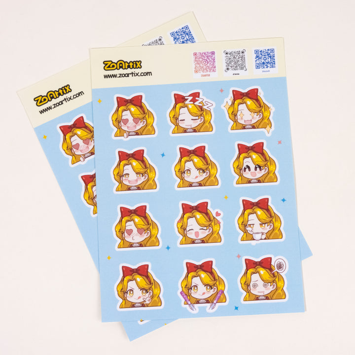 Custom Kiss Cut Sticker Sheets