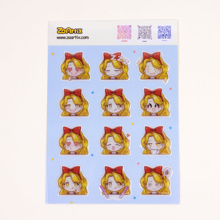 Custom 3D Puffy Sticker Sheets
