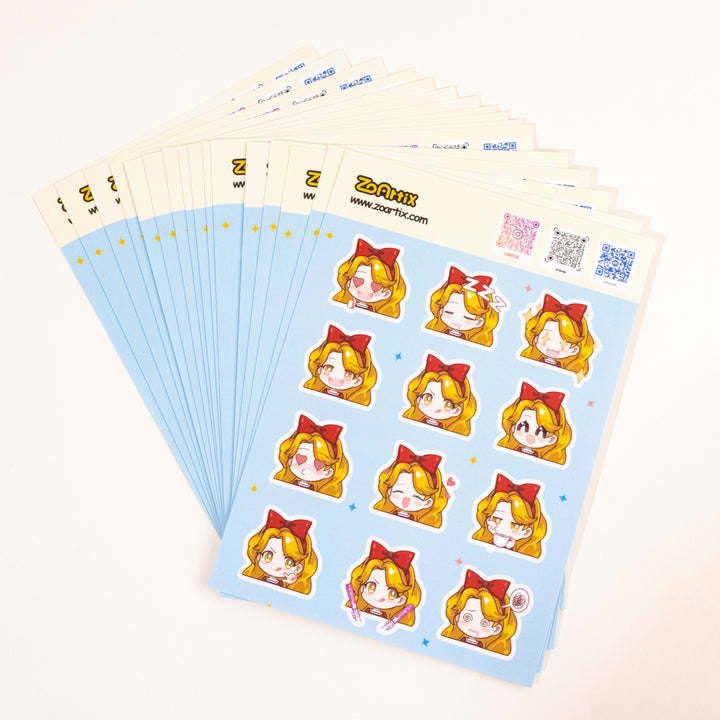 Custom Kiss Cut Sticker Sheets