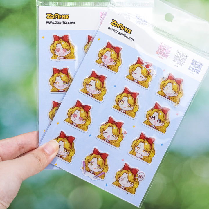 Custom 3D Puffy Sticker Sheets