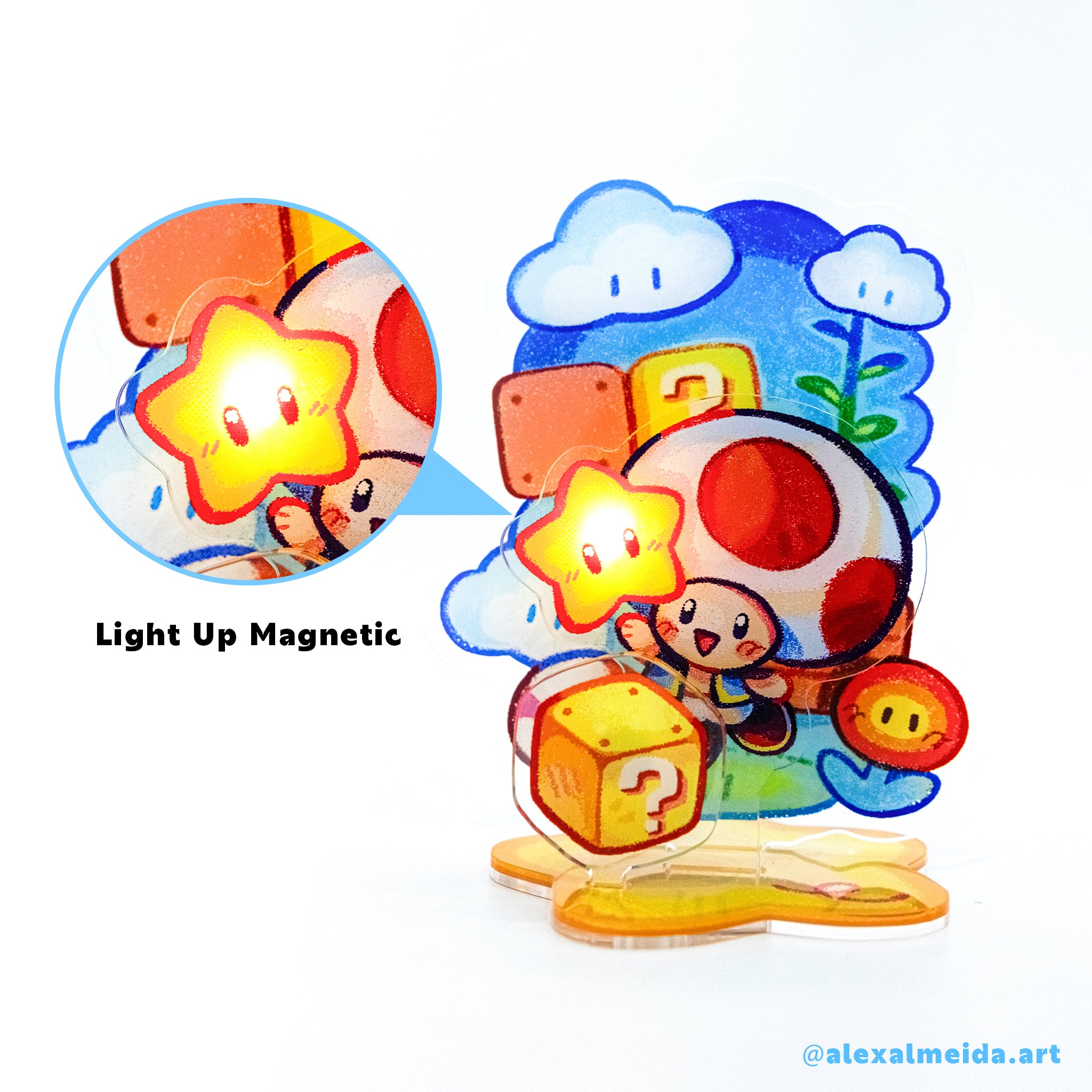 Custom Light Up Magnetic Standees