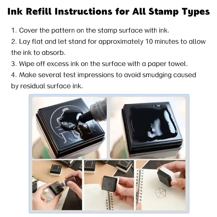 Custom 6-Linked Keyboard Stamp