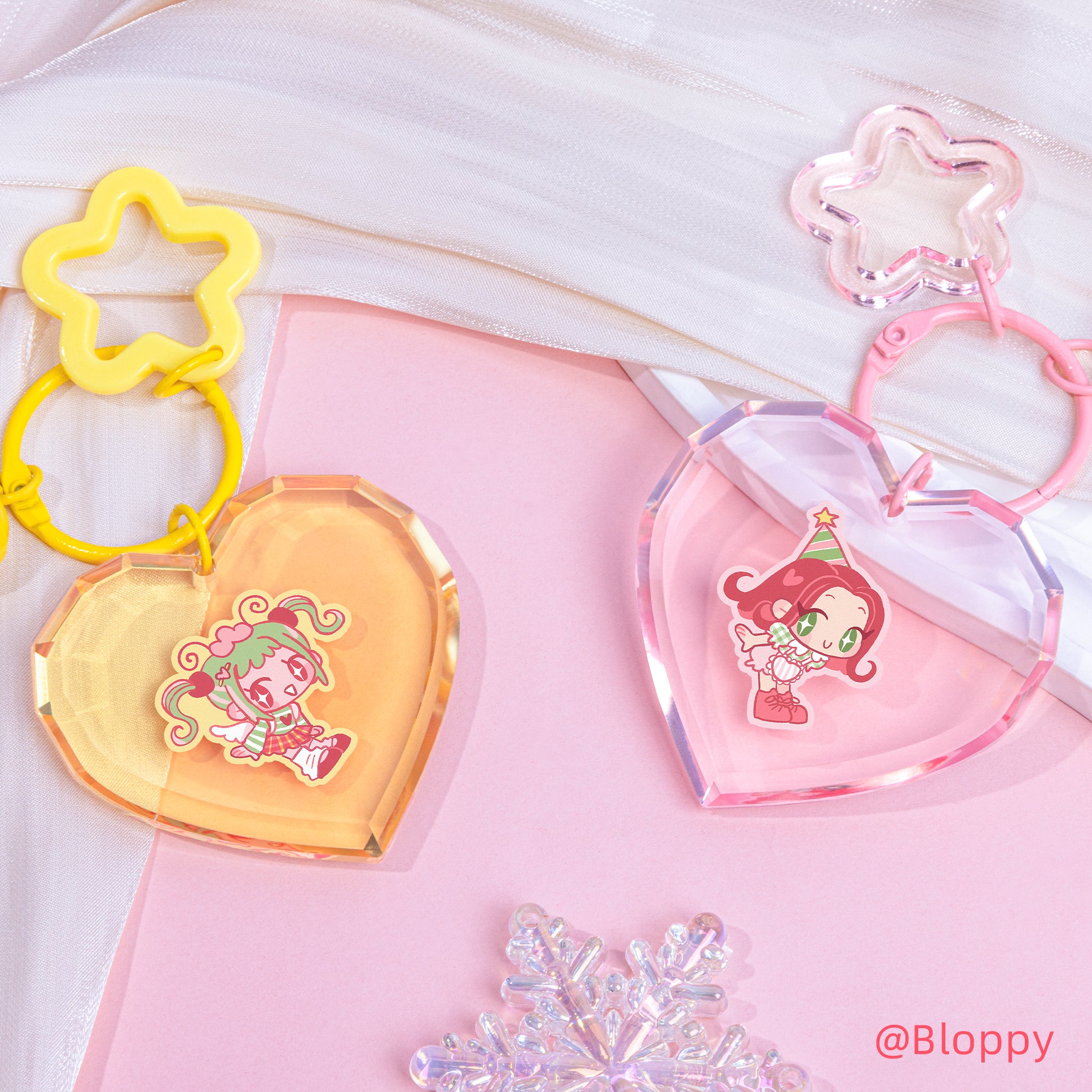Custom Acrylic Diamond Keychain